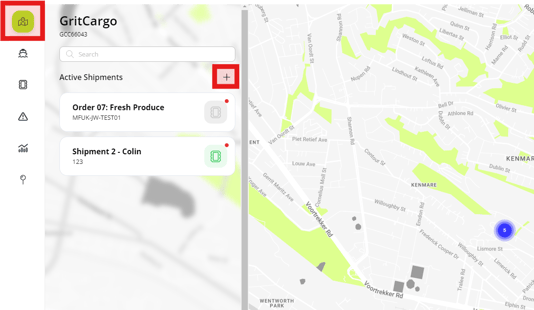 Creating a Shipment Step 1